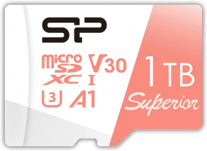 1TB microSDXC Silicon Power Superior CL10 U3 V30 (SP001TBSTXDV3V20SP)