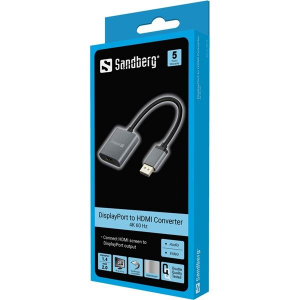 Sandberg DP1.4 > HDMI2.0 4K60 adapter (509-19)