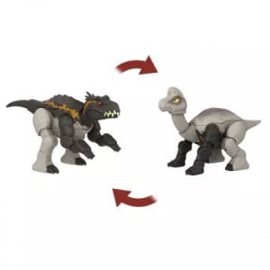 Mattel Jurassic World: Deluxe átalakuló dinó figura - Indoraptor és Brachiosaurus (194735156207)