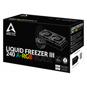 Arctic Liquid Freezer III 240 A-RGB univerzális CPU vízhűtés fekete (ACFRE00142A)