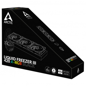 Arctic Liquid Freezer III 420 A-RGB univerzális CPU vízhűtés fekete (ACFRE00145A)