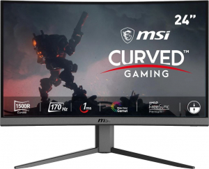 24" MSI G24C4 E2 ívelt Gaming monitor fekete