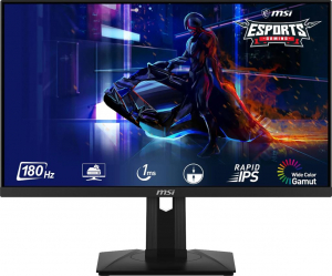 24" MSI G244PF E2 Gaming monitor fekete