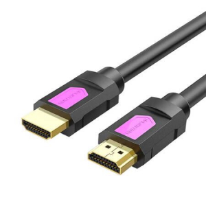 Lention VC-HH20 HDMI 2.0 4K kábel 1m fekete (CB-VC-HH20-P2-1M-BLK)