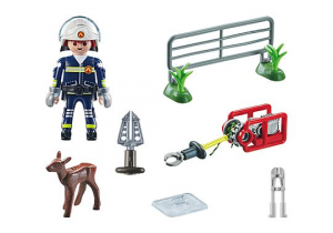 Playmobil Action Heroes Tűzoltó állatmentés közben (71467)