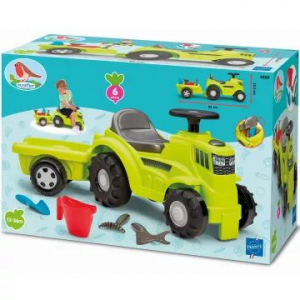 Ecoiffier: B&eacute;bitaxi traktor ut&aacute;nfut&oacute;val 81cm (7600004359)