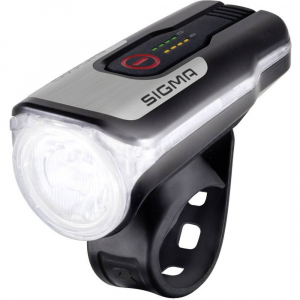 Sigma AURA 80 Kerékpár fényszóró LED Akkuról üzemeltetett, fekete, 17800