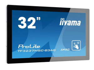 32" iiyama ProLite TF3237MSC-B3AG érintőképernyős LCD monitor fekete (1441856) Silver