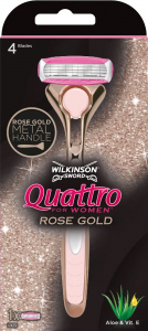 Wilkinson Quattro for Women Rose Gold női borotva + 1db fej
