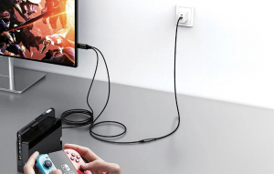 RayCue USB-C - HDMI 2.1 4k30Hz kábel  2m fekete (YG-CB109-2M)