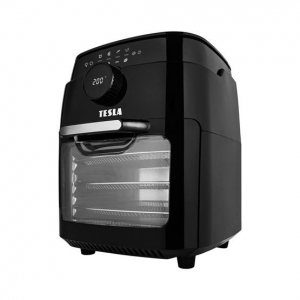 Tesla AirCook & Grill QG800 WiFi többfunkciós digitális forró levegős sütő fekete (9513000)