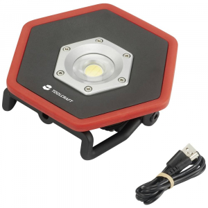 TOOLCRAFT LED-es akkus munkalámpa 1000 lm, piros-fekete, TO-7444911