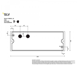 SLV PEMA® LED-es kültéri fali lámpa, fixen beépített 16 W, fekete, 1003453