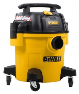 DeWALT száraz-nedves porszívó, készülékcsatlakozóval, 20 liter, 15 Kpa, 37,8 l/s, 8 tartozék, 1050 W, sérga, DXV20PTA