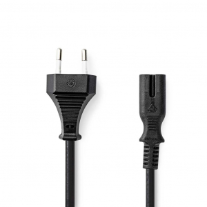 Nedis Euro - IEC-320-C7 tápkábel 3m (CEGL11040BK30)