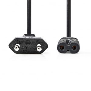 Nedis Euro - IEC-320-C7 tápkábel 3m (CEGL11040BK30)