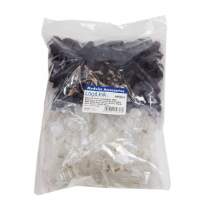 LogiLink MP0024 RJ45 Cat.6 modul&aacute;ris csatlakoz&oacute; &aacute;rny&eacute;kolatlan 100db