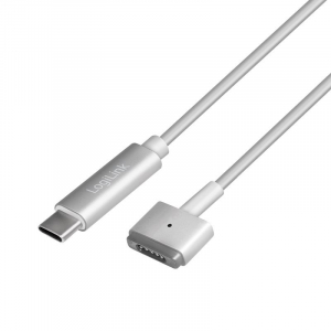 LogiLink PA0226 USB 3.2 Gen 1 Type-C - Magsafe 2 kábel 1.8m ezüst