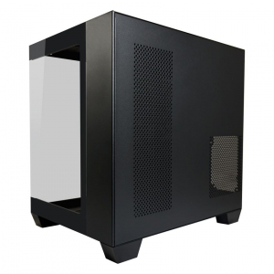 LC Power Gaming 809B - Dark Storm_X táp nélküli ablakos ház fekete (LC-809B-ON)