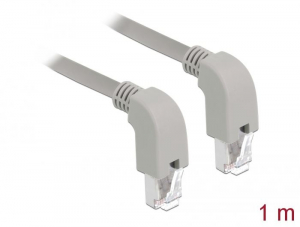 Delock h&aacute;l&oacute;zati k&aacute;bel RJ45 Cat.6A S/FTP lefel&eacute; n&eacute;ző / lefel&eacute; n&eacute;ző 1m (85877)
