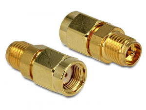 Delock adapter RP-SMA dugós metrikus menet> RP-SMA csatlakozó (88875)