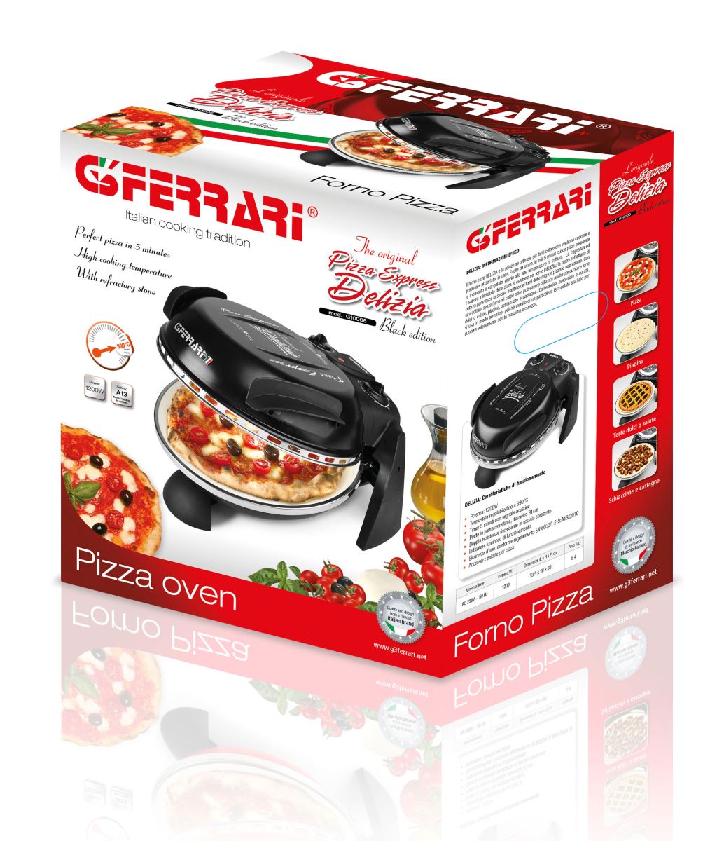 G3 Ferrari G10006 pizzasütő fekete