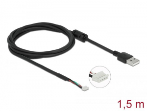 Delock USB 2.0 kamera modul kábel 1.5m fekete (96001)