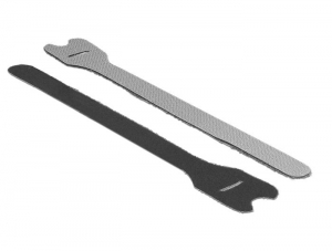 Delock tépőzáras kábelkötegelő 240x13mm 10db fekete (18264)