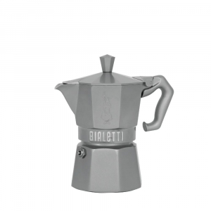 Bialetti Moka Exclusive 3 személyes kávéfőző ezüstszínű (9053)