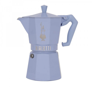 Bialetti Moka Exclusive 6 személyes kávéfőző világoskék (9062)