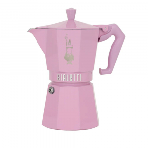 Bialetti Moka Exclusive 6 személyes kávéfőző rózsaszín (9064)