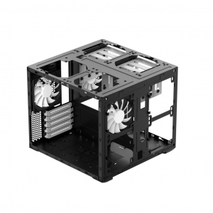 Fractal Design Node 804 táp nélküli microATX ház fekete (FD-CA-NODE-804-BL-W)