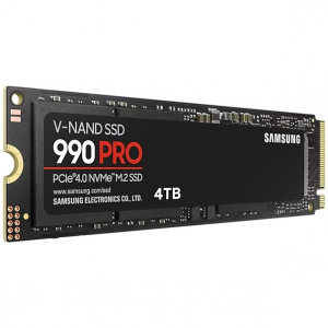 4TB Samsung 990 Pro  SSD 4TB M.2 2280 PCIe 4.0 x4 NVMe 2.0 SSD meghajtó (MZ-V9P4T0BW) 3 év garanciával!