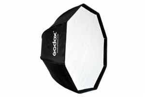 Godox ernyőként nyitható softbox Bowens méhsejtráccsal 95cm (GXD152341)