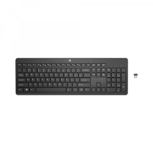 HP 230 vezet&eacute;k n&eacute;lk&uuml;li billentyűzet fekete (3L1E7AA)