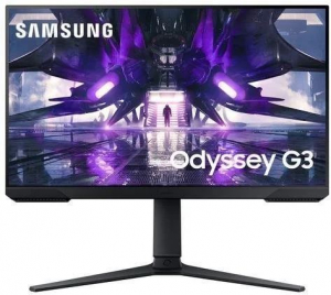 24" Samsung Odyssey G3 LCD monitor fekete (LS24AG304NRXEN)