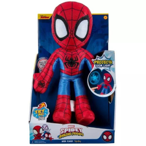 Jazwares Póki és csodálatos barátai: Spidey világító plüssfigura 23cm (SNF0127)