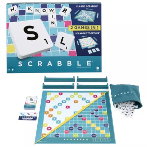 Hasbro Scrabble 2az1-ben Original és társasjáték (HXW04)