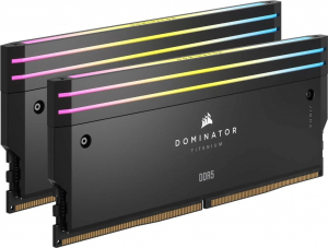 48GB 6000MHz DDR5 RAM Corsair Dominator Titanium RGB CL30 (2x24GB) (CMP48GX5M2B6000C30)