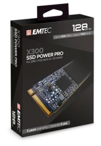 128GB Emtec X300 M2 NVMe SSD meghajtó (ECSSD128GX300)