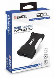 500GB Emtec X210G Gaming külső SSD meghajtó (ECSSD500GX210G)