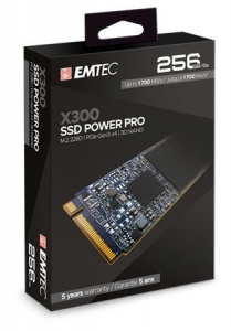 256GB Emtec X300 M2 NVMe SSD meghajtó (ECSSD256GX300)