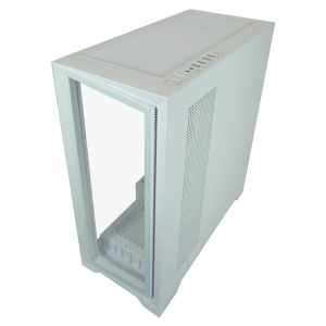 LC Power Gaming 806W - Crosswind_X táp nélküli ablakos ház fehér (LC-806W-ON)
