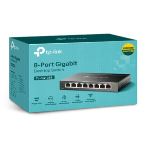 TP-Link TL-SG108S 10/100/1000Mbps 8 portos switch