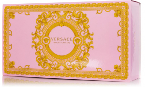 Versace Bright Crystal EDT 90ml + tusfürdő 100ml + testápoló 100ml ajándékcsomag Hölgyeknek