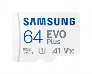 64GB microSDXC Samsung EVO Plus + adapter (MB-MC64SA/EU)