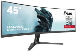 45" iiyama G-Master Red Eagle GCB4580DQSN-B1 ívelt LED monitor