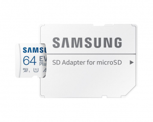 64GB microSDXC Samsung EVO Plus + adapter (MB-MC64SA/EU)