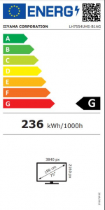 75" iiyama ProLite LH7554UHS-B1AG LED Display