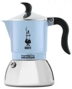 Bialetti Fiammetta Induction PRIMAVERA kotyogós kávéfőző 2 adagos világoskék (6579)